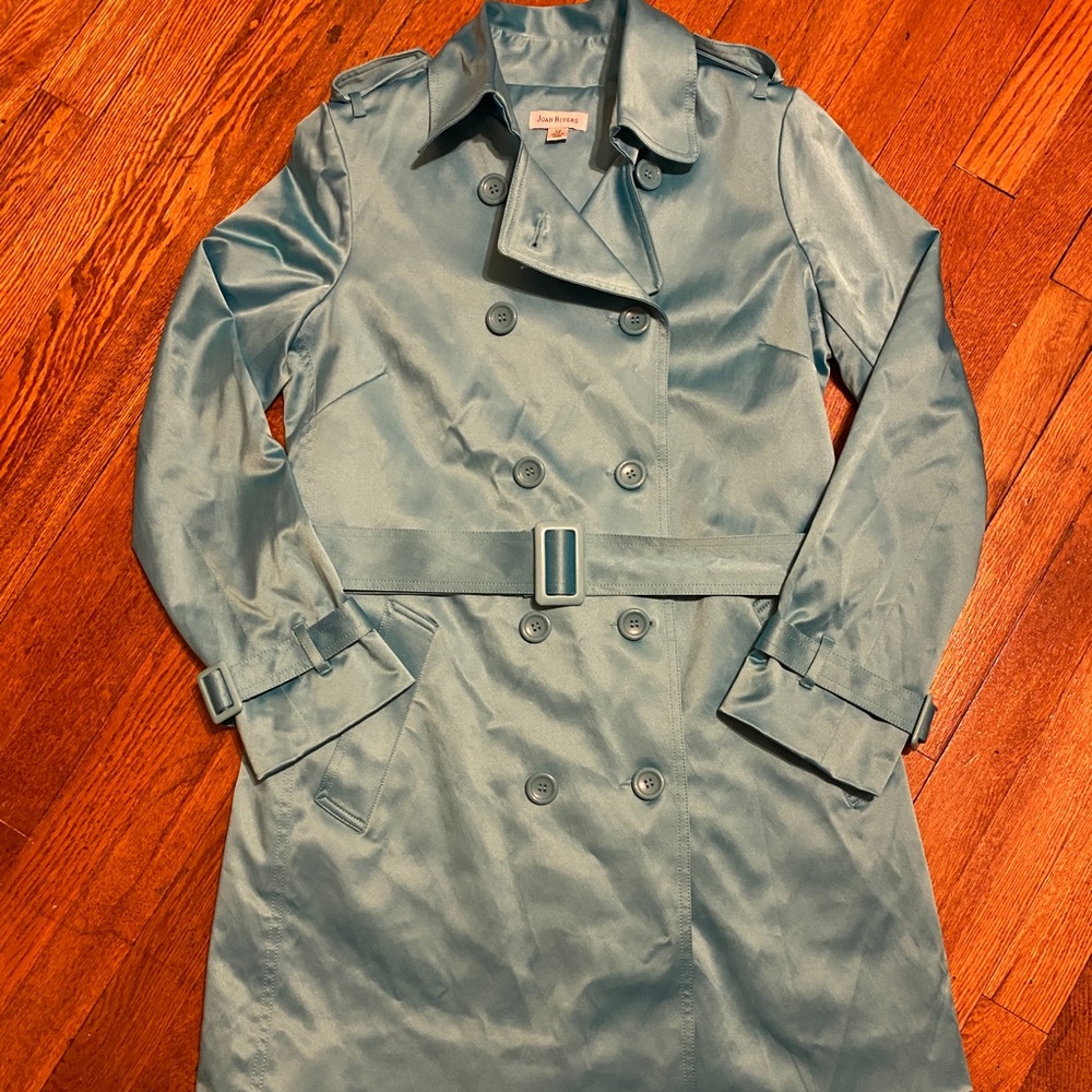 Joan Rivers rain coat/trench coat